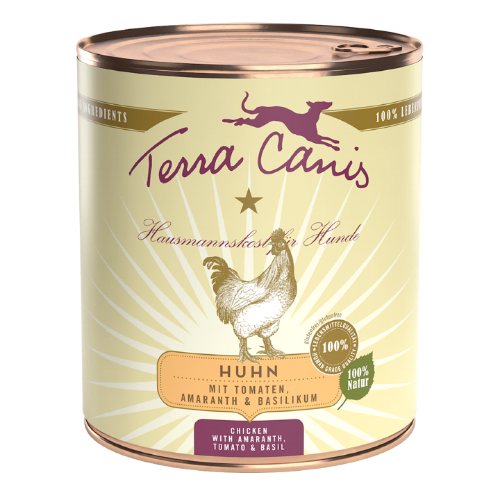 Terra Canis Hunde-Nassfutter Classic Huhn mit Tomate und Amaranth